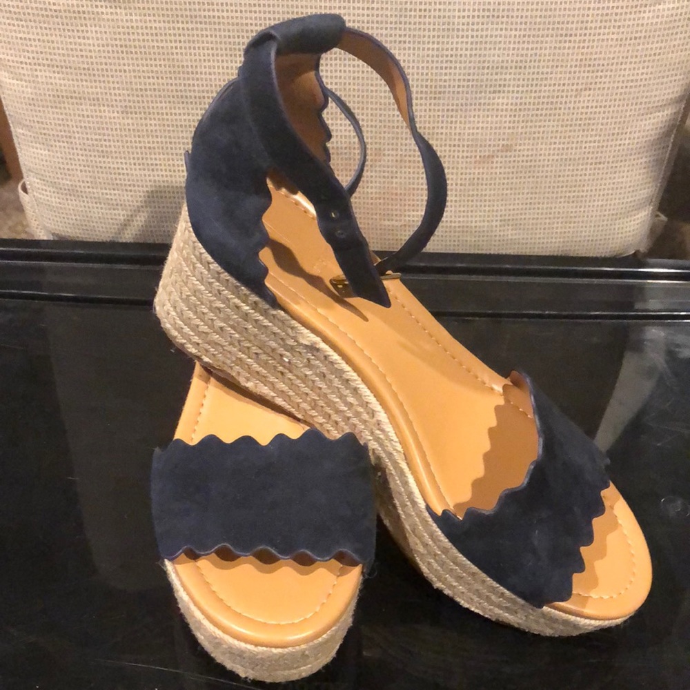 JCrew Factory New Flatform Espadrilles size 7 1/2